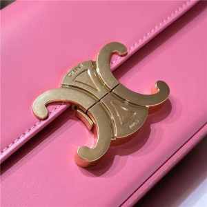 Celine Triomphe Shoulder Bag 194143 Pink-5.jpg