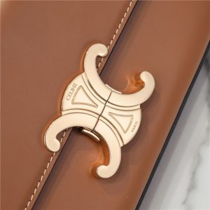 Celine Triomphe Shoulder Bag 194143 Tan-5.jpg