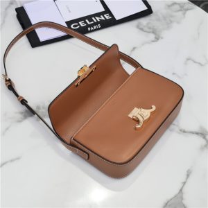 Celine Triomphe Shoulder Bag 194143 Tan-7.jpg