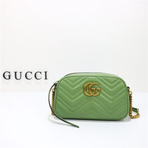 GG Marmont Small shoulder bag 447632 Green-1.jpg