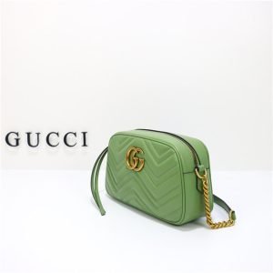 GG Marmont Small shoulder bag 447632 Green-2.jpg