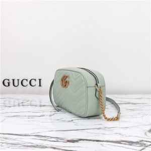 GG Marmont Small shoulder bag 447632 Pale Green-2.jpg