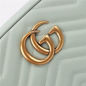 GG Marmont Small shoulder bag 447632 Pale Green-4.jpg