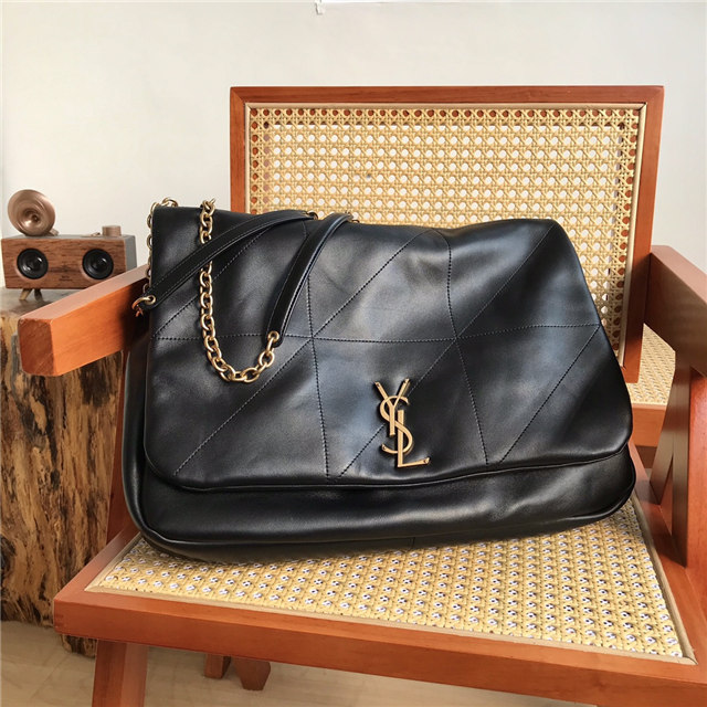 YSL Jamie 43 742431 Black Lambskin