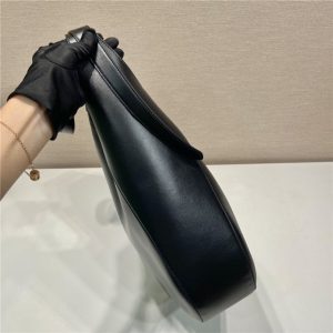 Large Leather Shoulder Bag 1BC181 Black-6.jpg