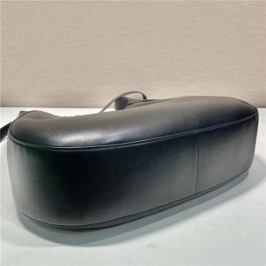 Large Leather Shoulder Bag 1BC181 Black-7.jpg