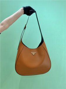 Large Leather Shoulder Bag 1BC181 Tan-2.jpg