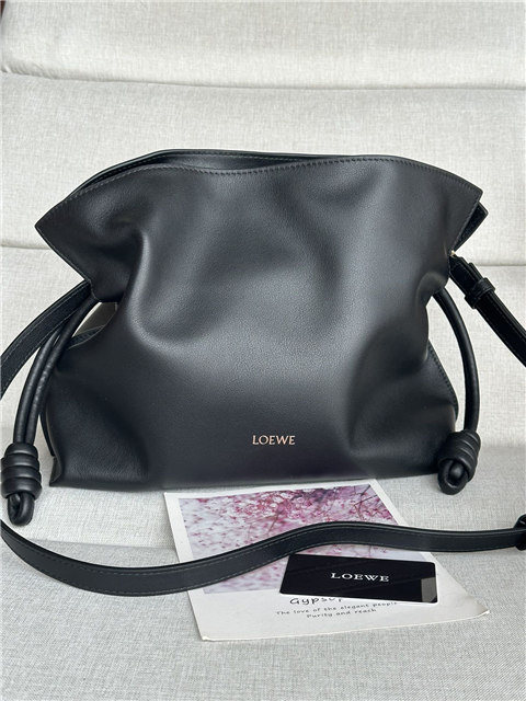 Loewe Flamenco Clutch 11050 Black-1.jpg