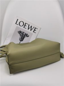 Loewe Flamenco Clutch 11050 Clay Green-4.jpg
