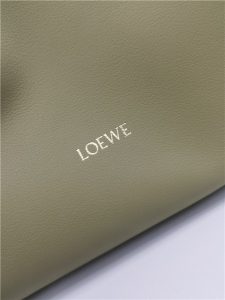 Loewe Flamenco Clutch 11050 Clay Green-5.jpg
