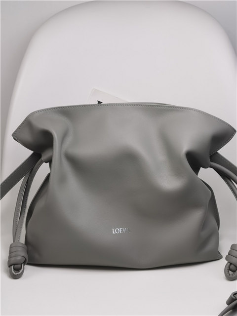 Loewe Flamenco Clutch 11050 Grey-1.jpg