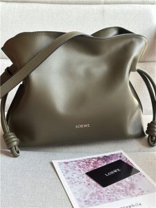 Loewe Flamenco Clutch 11050 Khaki Green-1.jpg