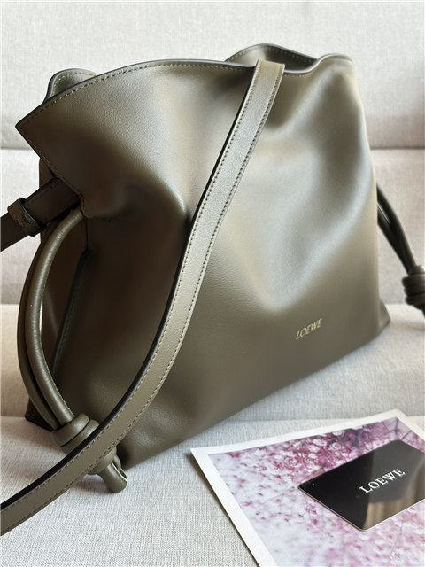 Loewe Flamenco Clutch 11050 Khaki Green-2.jpg