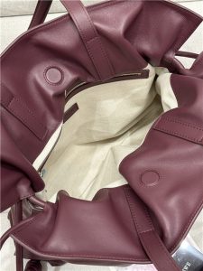 Loewe Large Flamenco Clutch 11049 Burgundy-8.jpg