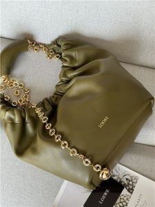 Loewe Small Squeeze Bag 3901 Olive-3.jpg