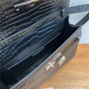 Manhattan Shoulder Bag 579271 Black CrocodileSilver-10.jpg