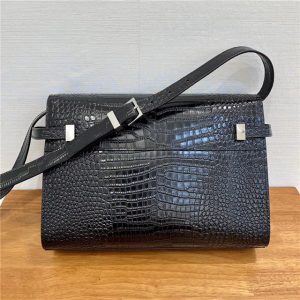 Manhattan Shoulder Bag 579271 Black CrocodileSilver-4.jpg