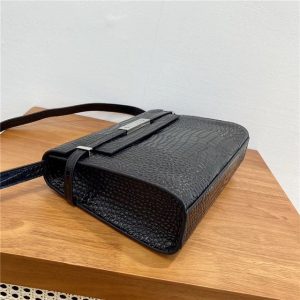 Manhattan Shoulder Bag 579271 Black CrocodileSilver-5.jpg