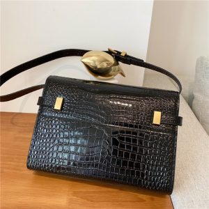 Manhattan Small Shoulder Bag 675626 Black Crocodile-4.jpg
