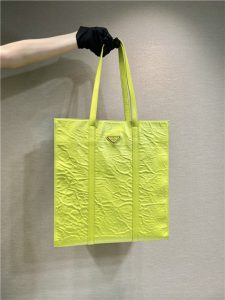 Medium Antiqued Nappa Leather Tote Bag 1BG587 Yellow-1.jpg