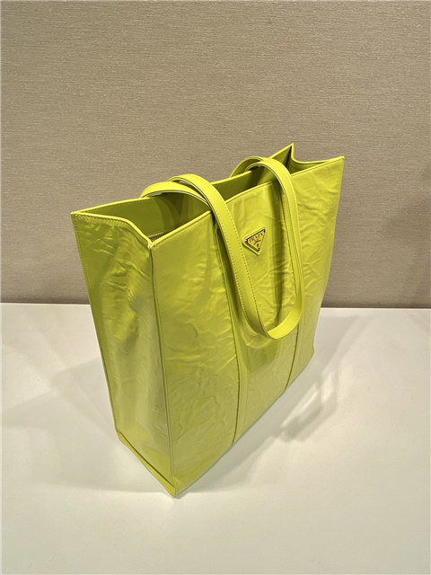 Medium Antiqued Nappa Leather Tote Bag 1BG587 Yellow-4.jpg