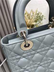 Medium Lady Dior Bag M0565 Grey Lambskin-6.jpg