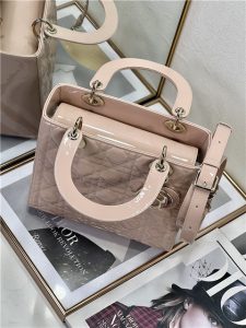 Medium Lady Dior Bag M0565 Pink Patent-8.jpg