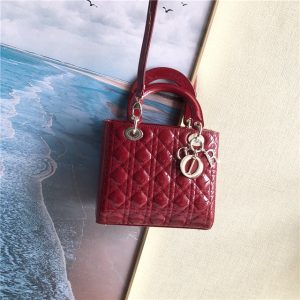 Medium Lady Dior Bag M0565 Red Patent-8.jpg