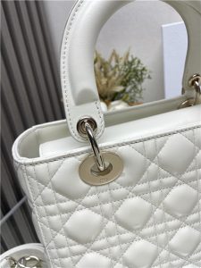 Medium Lady Dior Bag M0565 White Lambskin-6.jpg