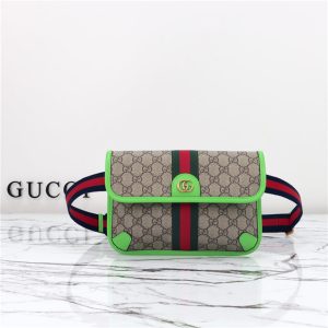 Ophidia GG Small Belt Bag 752597 Green-1.jpg