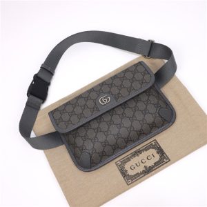 Ophidia GG Small Belt Bag 752597 Grey-3.jpg