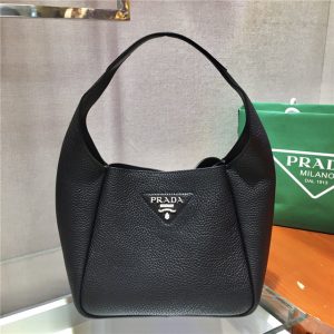Prada Leather Handbag 1BC127 Black-1.jpg