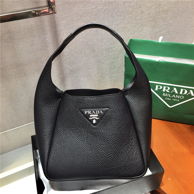 Prada Leather Handbag 1BC127 Black-2.jpg