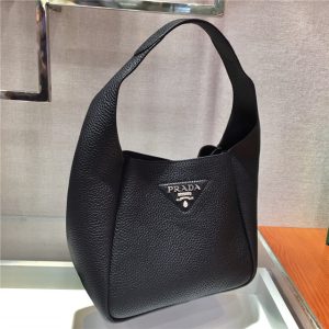 Prada Leather Handbag 1BC127 Black-3.jpg