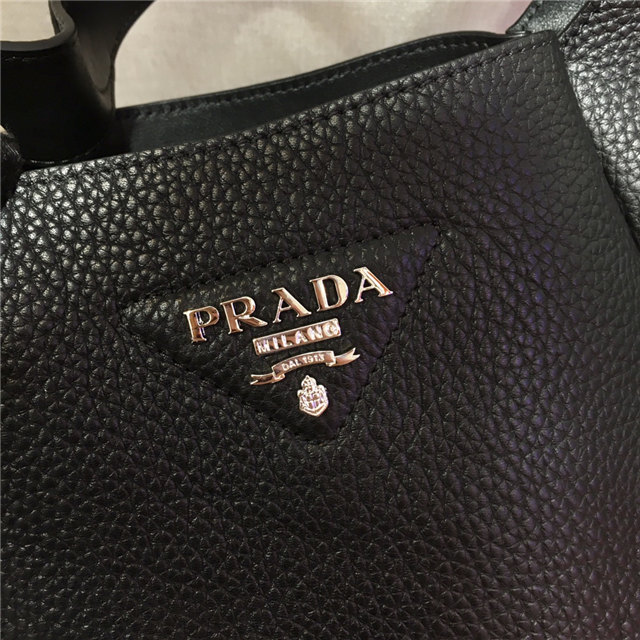 Prada Leather Handbag 1BC127 Black-6.jpg