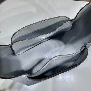 Prada Leather Handbag 1BC127 Light Grey-10.jpg