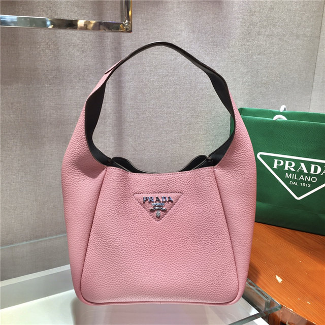 Prada Leather Handbag 1BC127 Pink