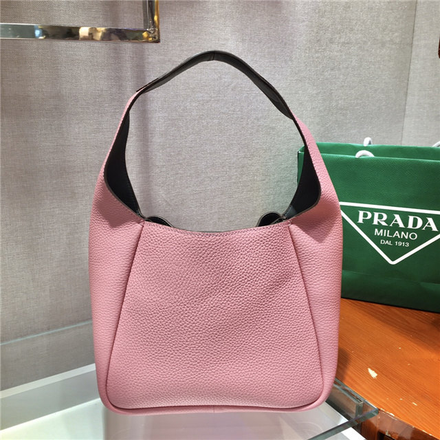 Prada Leather Handbag 1BC127 Pink-4.jpg