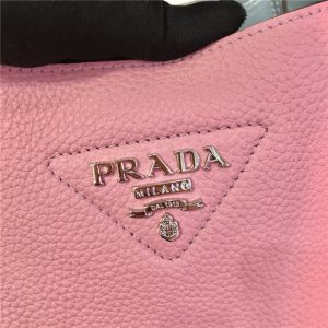 Prada Leather Handbag 1BC127 Pink-7.jpg