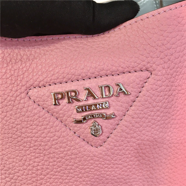 Prada Leather Handbag 1BC127 Pink-7.jpg