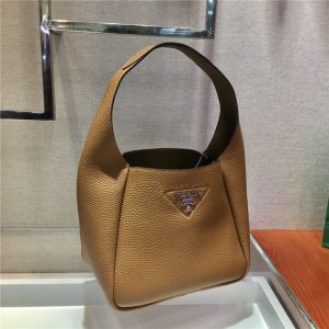Prada Leather Handbag 1BC127 Tan-3.jpg