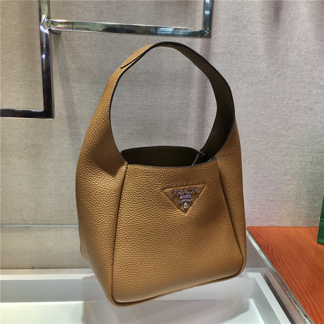 Prada Leather Handbag 1BC127 Tan-3.jpg