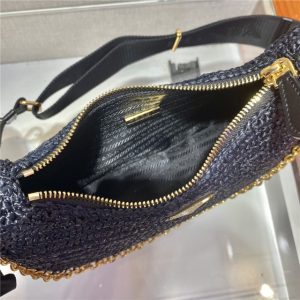Prada Re-Edition 2005 Raffia Bag 1BH204 Black-8.jpg