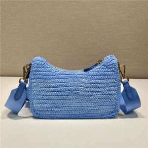Prada Re-Edition 2005 Raffia Bag 1BH204 Blue-5.jpg