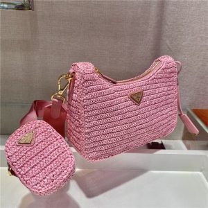 Prada Re-Edition 2005 Raffia Bag 1BH204 Pink-4.jpg