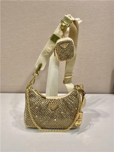 Prada Re-Edition 2005 Satin Bag With Crystals 1BH204 Platinum-1.jpg