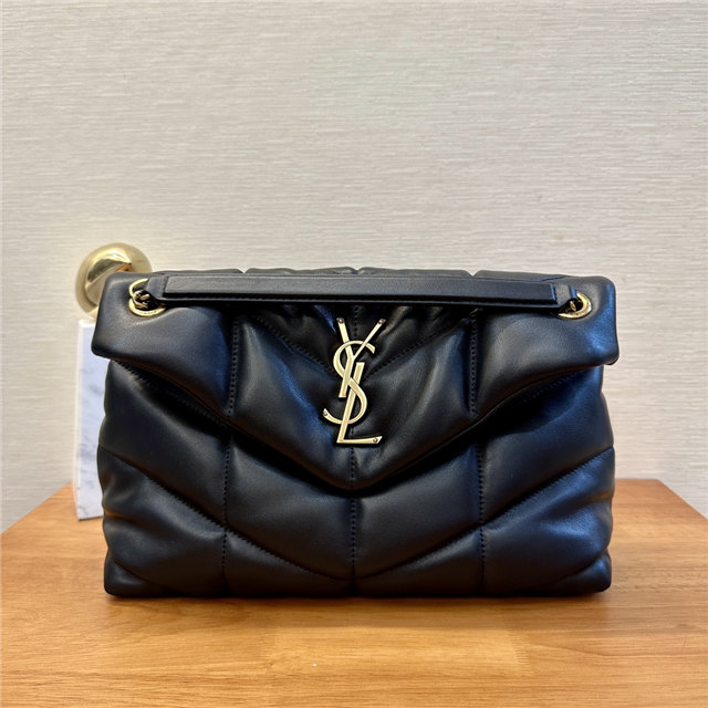 YSL Puffer Small Bag 8476 BlackGold
