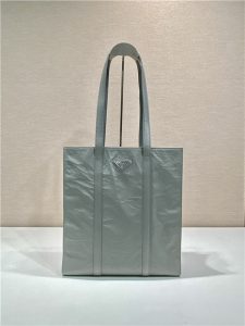 Small Antique Nappa Leather Tote 1BG459 Gray-2.jpg
