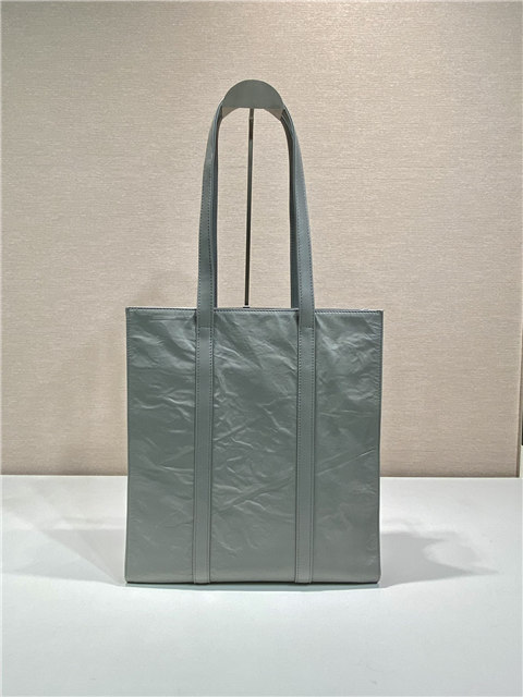 Small Antique Nappa Leather Tote 1BG459 Gray-5.jpg