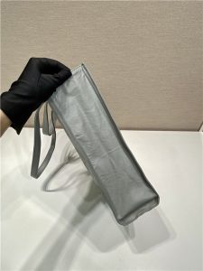 Small Antique Nappa Leather Tote 1BG459 Gray-6.jpg